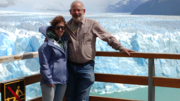 photo of Michael and Debbie Linick at Perito Moreno Glacier, Argentina